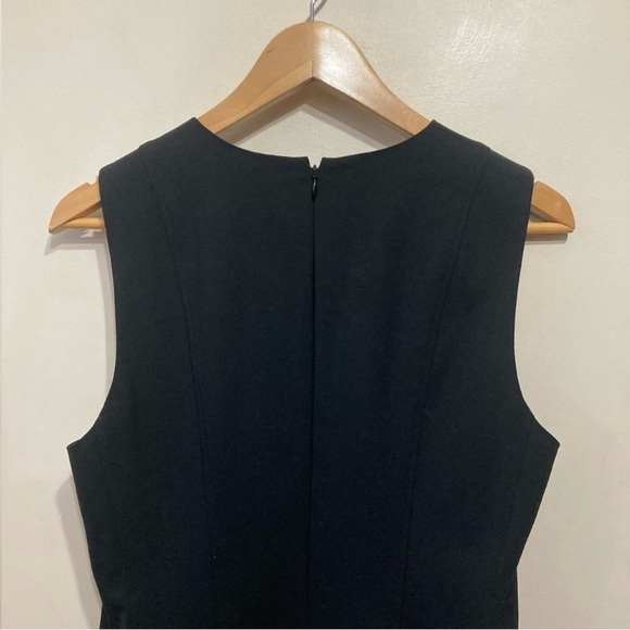 Theory Helaina Classic Dress Black Wool Size 8 Sleeveless - Picture 11 of 15